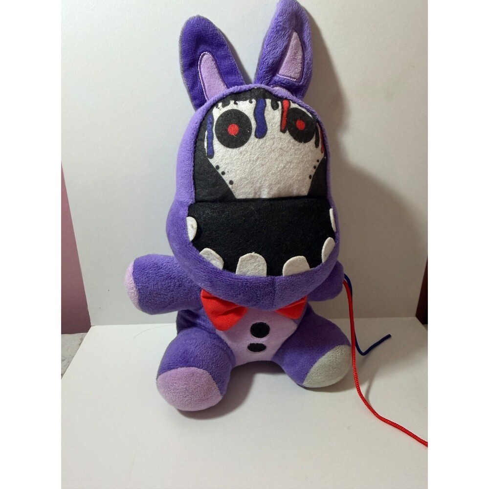 Withered Bonnie Purple Bunny Plush Five Nights at Freddy's FNAF 10"